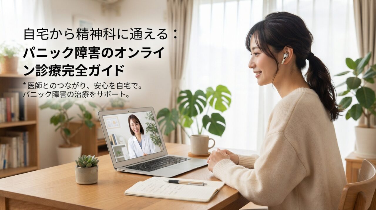 自宅から精神科に通える:パニック障害のオンライン診療完全ガイド