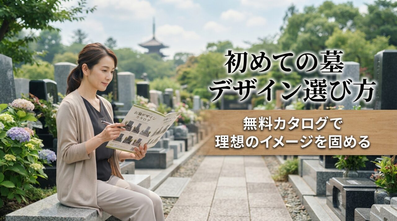 初めてのお墓デザイン選び方:無料カタログで理想のイメージを固める