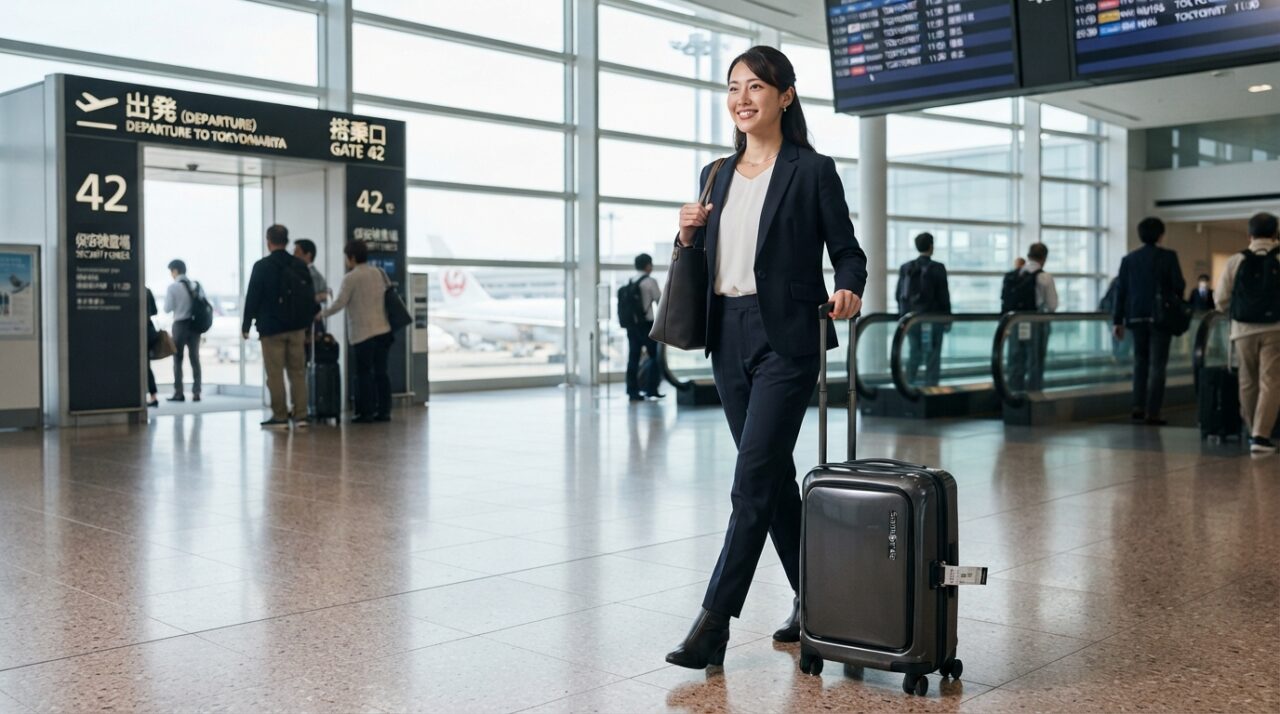 サムソナイトをレンタルするなら機内持ち込みサイズが最適な理由