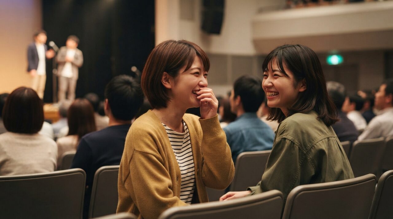 ライブ同行で解決!一人参加の寂しさをレンタルフレンドで埋める方法 - 依頼例:お笑いライブの場合