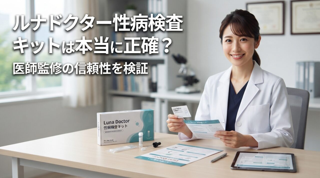 ルナドクター性病検査キットは本当に正確？医師監修の信頼性を検証