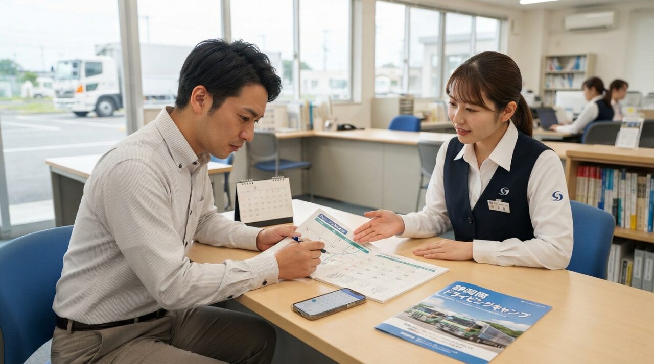 静岡で中型免許を最短取得:社会人の有給で卒業する方法 - 社会人が特に確認すべき合宿の実務ポイント