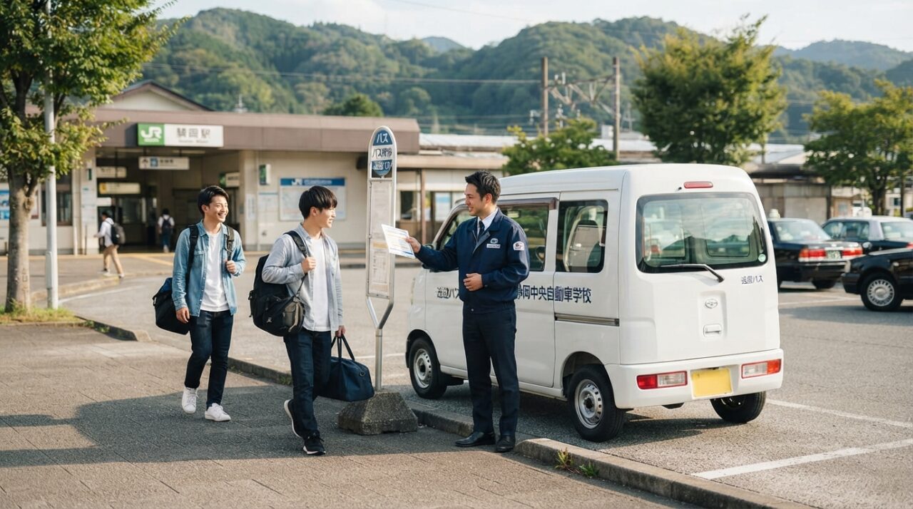 関東から大型免許合宿｜新幹線代実費支給で静岡が最寄りに - 駅から教習所までの移動を最適化