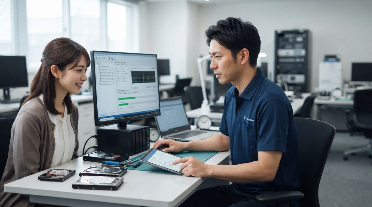 締切前のデータ消失に即日対応！24時間365日のデータ復旧フロー解説 - 4. 無償診断・即時見積もり