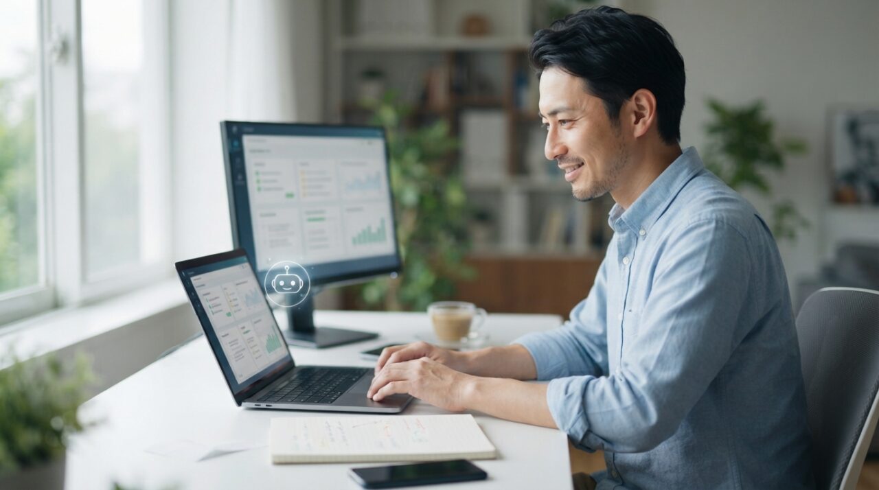 月額1,200円で全機能使い放題。個人向けAIエージェントのコスパ最強解説 - 実際の業務効率化:時短効果を数値で確認