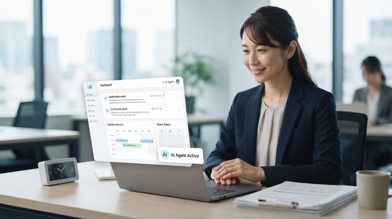 ノーコードAIエージェントで業務時間75%削減の実現例 - 4. 予約確認・スケジュール管理の効率化