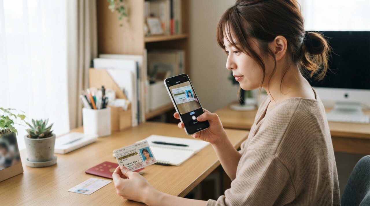 スマホ1台で始める男性チャットレディ|アプリで在宅副業 - ステップ3:本人確認書類の提出