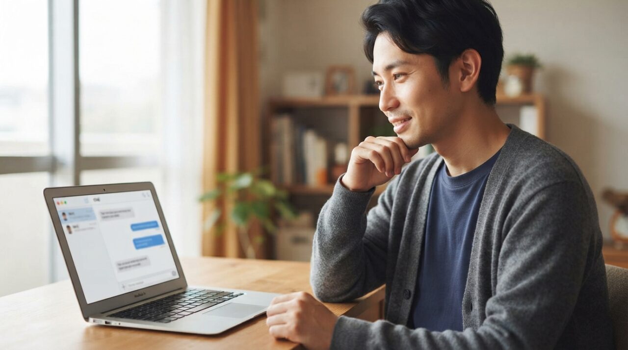 対面が苦手な男性の強みになる「癒し系チャット」在宅副業 - 「自然体採用」が増える理由