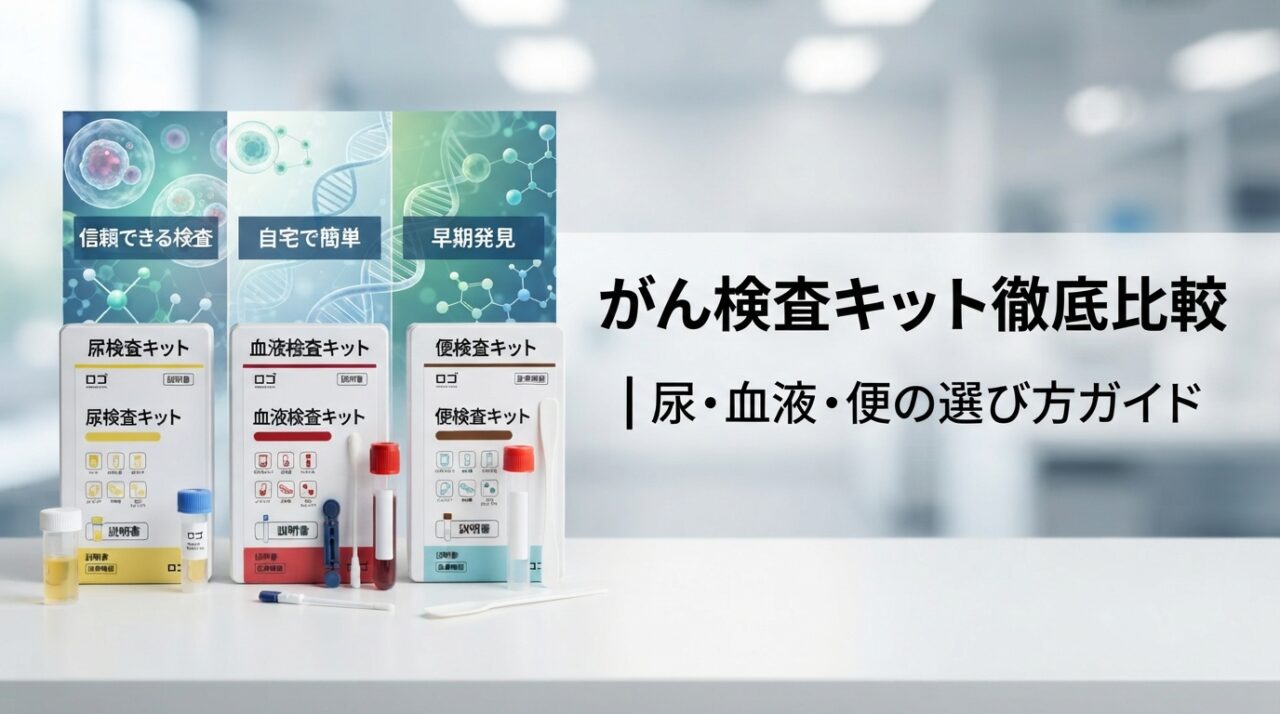 がん検査キット徹底比較｜尿・血液・便の選び方ガイド