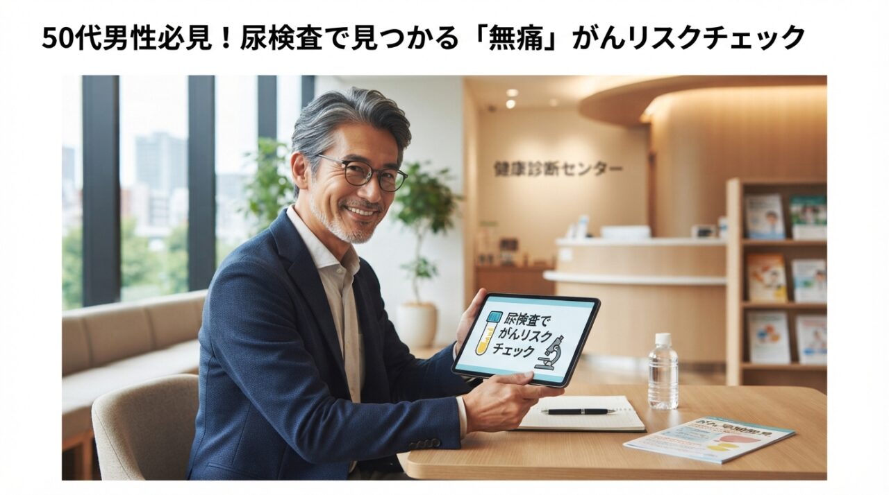 50代男性必見！尿検査で見つかる「無痛」がんリスクチェック