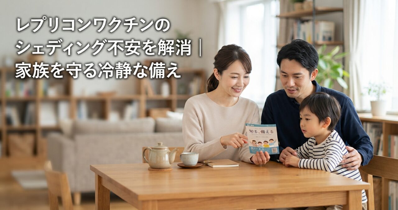 レプリコンワクチンのシェディング不安を解消｜家族を守る冷静な備え