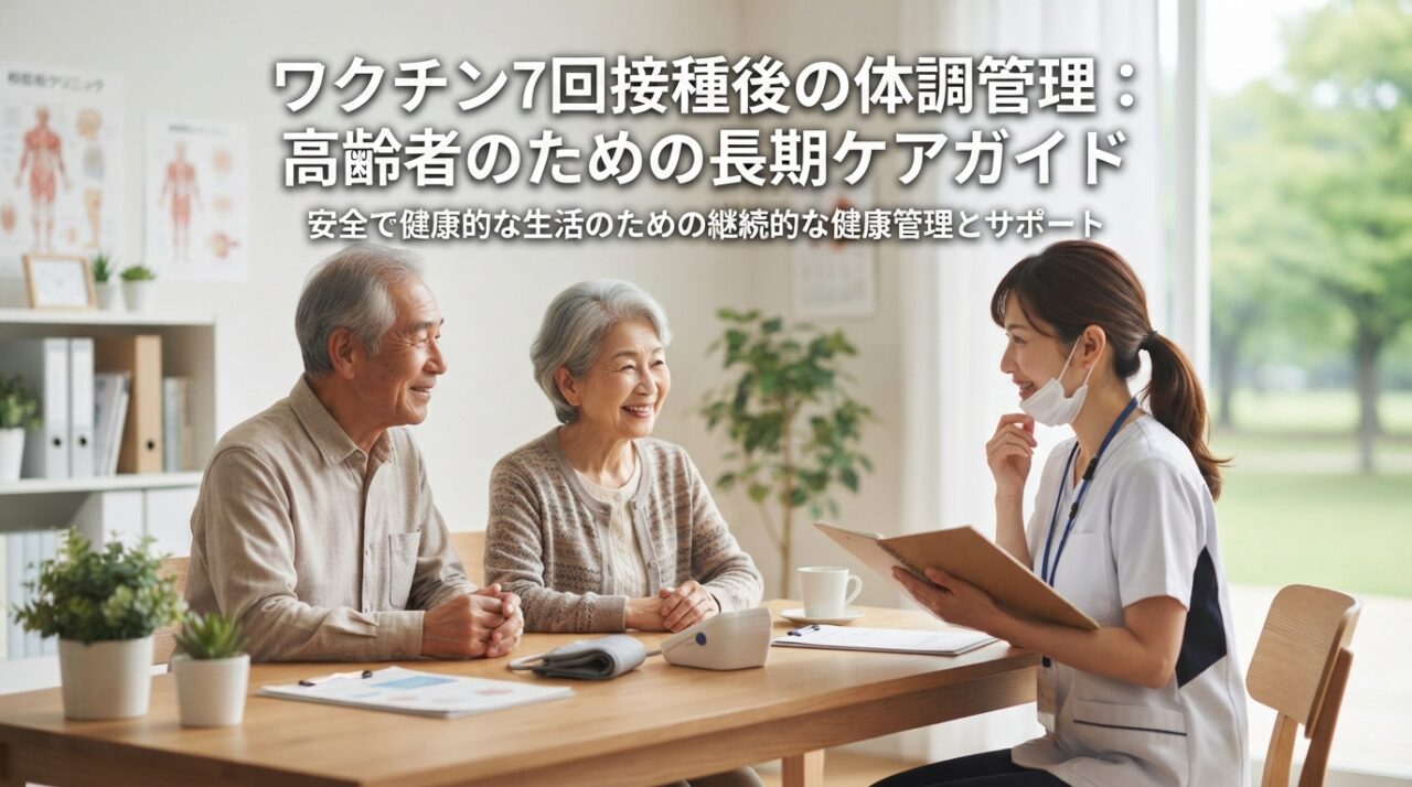 ワクチン7回接種後の体調管理：高齢者のための長期ケアガイド