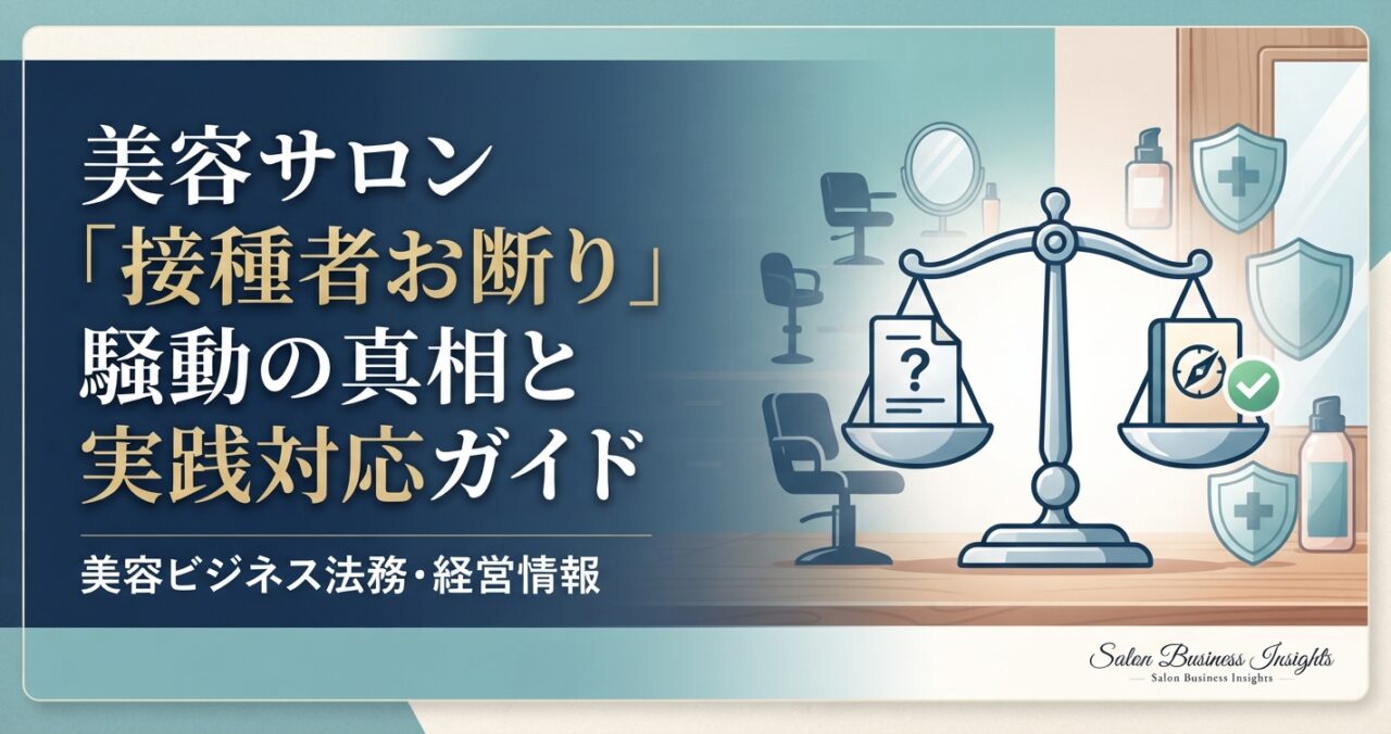 美容サロン「接種者お断り」騒動の真相と実践対応ガイド