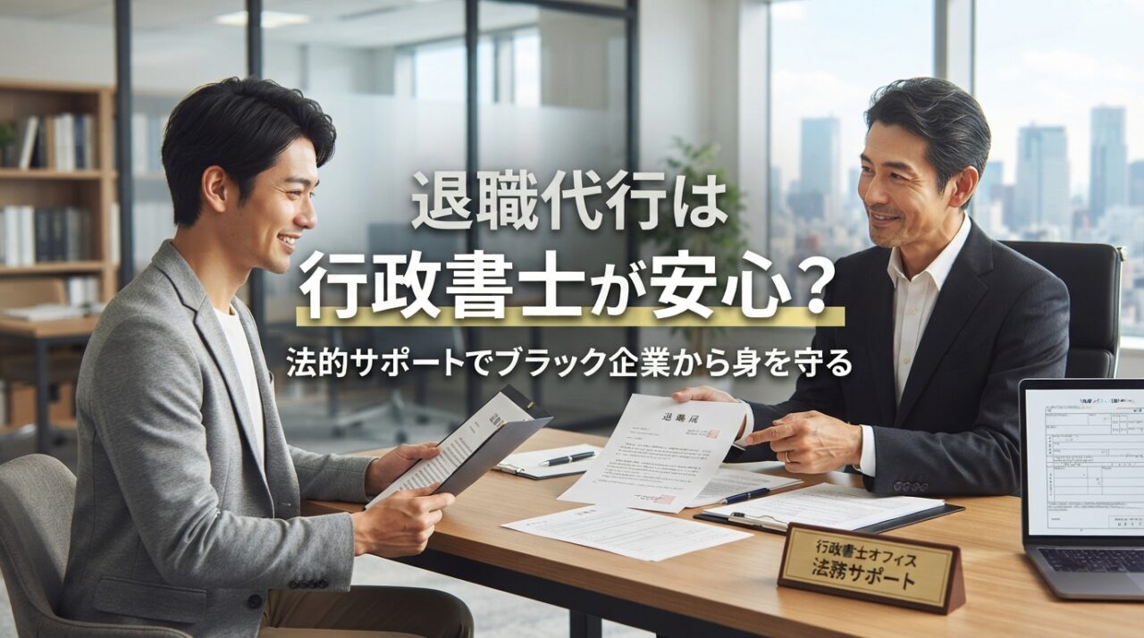 退職代行は行政書士が安心？法的サポートでブラック企業から身を守る