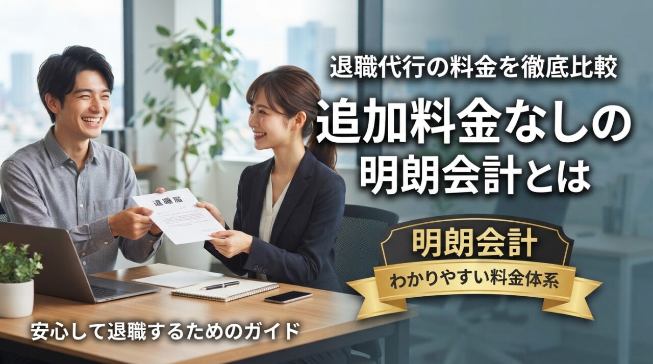 退職代行の料金を徹底比較｜追加料金なしの明朗会計とは