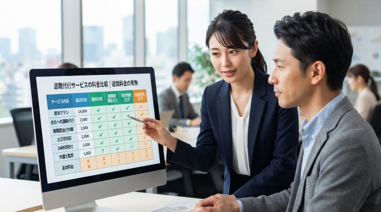 退職代行の料金を徹底比較｜追加料金なしの明朗会計とは - 3. 他社の「追加料金が発生するケース」を自社サイトに掲載
